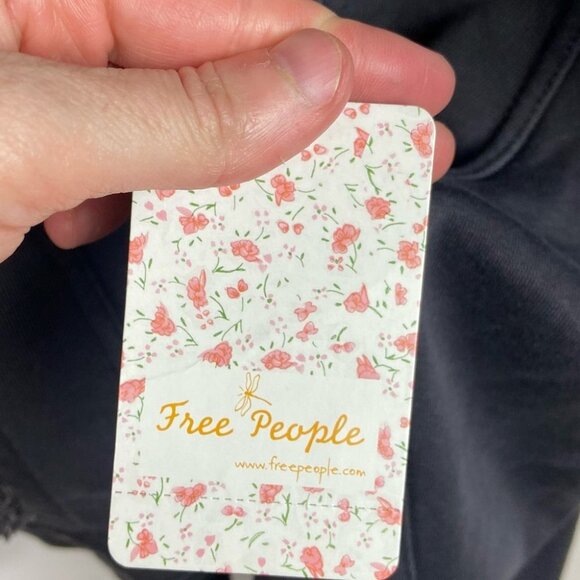 NWT Free People‎ Dreamers Charcoal Jacket Sweatshirt Size Small New With Tags S - Picture 7 of 15